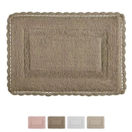Tapete Kacyumara Retangular Croche 50 x 70 Fendi Tapete Kacyumara Retangular Croche 50 x 70 Fendi