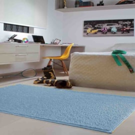 Tapete Oasis Classic 1,00m x 1,50m Azul Claro Tapete Oasis Classic 1,00m x 1,50m Azul Claro