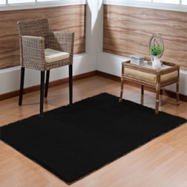 Tapete Oasis Classic 1,50m x 2,00m Preto Tapete Oasis Classic 1,50m x 2,00m Preto