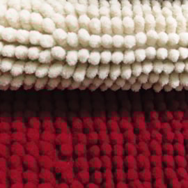 Tapete para Banheiro Microfibra DeCasa Vermelho Tapete para Banheiro Microfibra DeCasa Vermelho