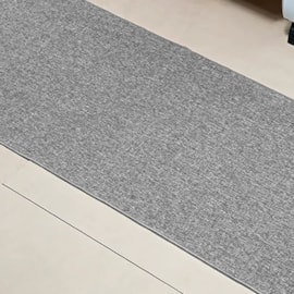 Tapete Passadeira Nature Niazitex 46cm x 1,20cm Cinza