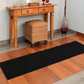 Tapete Passadeira Oasis Classic 66x230 Preto Tapete Passadeira Oasis Classic 66x230 Preto