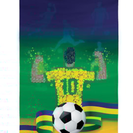 Toalha Aveludada Brasil Lepper Jogador Toalha Aveludada Brasil Lepper Jogador