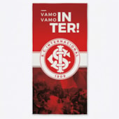 Toalha Aveludada Internacional Vamo Vamo Inter Lepper