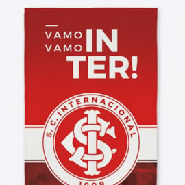 Toalha Aveludada Internacional Vamo Vamo Inter Lepper
