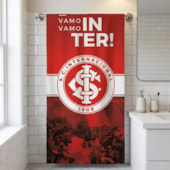 Toalha Aveludada Internacional Vamo Vamo Inter Lepper