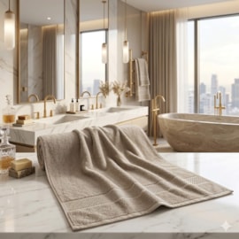 Toalha Banhão Corttex Zero Twist Taupe