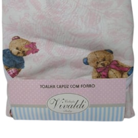 Toalha com Capuz Bebê 100% Algodão Vivaldi Bambino Toalha com Capuz Bebê 100% Algodão Vivaldi Bambino