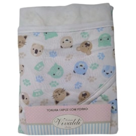 Toalha com Capuz Bebê 100% Algodão Vivaldi Pets Toalha com Capuz Bebê 100% Algodão Vivaldi Pets