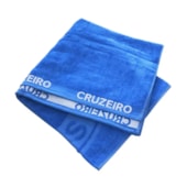 Toalha de Banho Barra Bordada Futebol Jacquard Bouton Cruzeiro