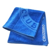 Toalha de Banho Barra Bordada Futebol Jacquard Bouton Cruzeiro