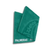 Toalha de Banho Barra Bordada Futebol Jacquard Bouton Palmeiras