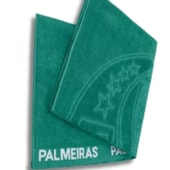 Toalha de Banho Barra Bordada Futebol Jacquard Bouton Palmeiras