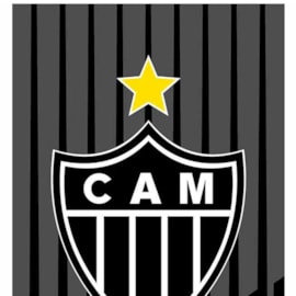Toalha de Banho Bouton Veludo Times Atlético Mineiro II Toalha de Banho Bouton Veludo Times Atlético Mineiro II