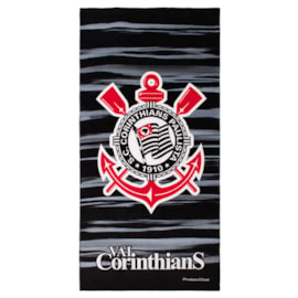 Toalha de Banho Bouton Veludo Times Corinthians III