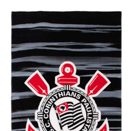 Toalha de Banho Bouton Veludo Times Corinthians III