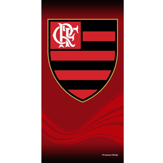Toalha de Banho Bouton Veludo Times Flamengo