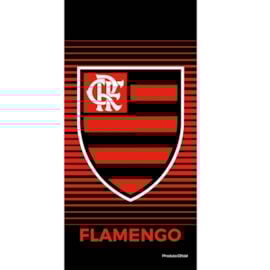 Toalha de Banho Bouton Veludo Times Flamengo III Toalha de Banho Bouton Veludo Times Flamengo III
