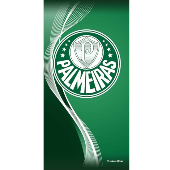 Toalha de Banho Bouton Veludo Times Palmeiras III Toalha de Banho Bouton Veludo Times Palmeiras III