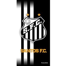 Toalha de Banho Bouton Veludo Times Santos I