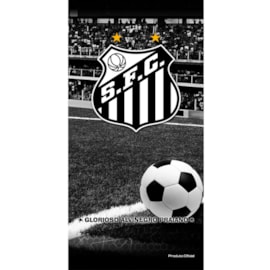 Toalha de Banho Bouton Veludo Times Santos II Toalha de Banho Bouton Veludo Times Santos II