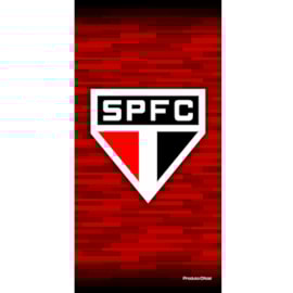 Toalha de Banho Bouton Veludo Times São Paulo I Toalha de Banho Bouton Veludo Times São Paulo I