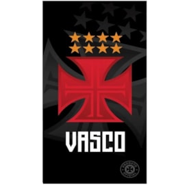 Toalha de Banho Bouton Veludo Times Vasco da Gama Toalha de Banho Bouton Veludo Times Vasco da Gama