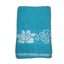 Toalha de Banho Gigante Mafratex Barcelona Azul Caribe Toalha de Banho Gigante Mafratex Barcelona Azul Caribe