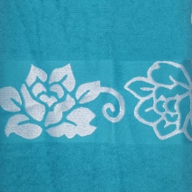 Toalha de Banho Gigante Mafratex Barcelona Azul Caribe Toalha de Banho Gigante Mafratex Barcelona Azul Caribe