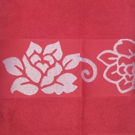 Toalha de Banho Gigante Mafratex Barcelona Vermelho Toalha de Banho Gigante Mafratex Barcelona Vermelho