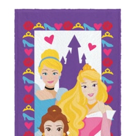 Toalha de Banho Infantil Felpuda Lepper Amigas Princesas Estampa 1 Toalha de Banho Infantil Felpuda Lepper Amigas Princesas Estampa 1