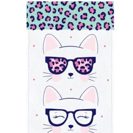 Toalha de Banho Infantil Felpuda Lepper Gatinha Fashion Toalha de Banho Infantil Felpuda Lepper Gatinha Fashion