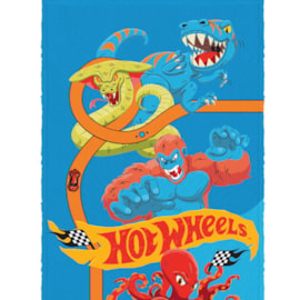 Toalha de Banho Infantil Felpuda Lepper Hot Wheels III