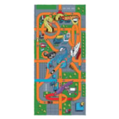 Toalha de Banho Infantil Felpuda Lepper Hot Wheels Pista