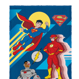 Toalha de Banho Infantil Felpuda Lepper Liga da Justiça Toalha de Banho Infantil Felpuda Lepper Liga da Justiça