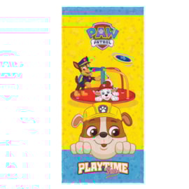 Toalha de Banho Infantil Felpuda Lepper Patrulha Canina Rubble Toalha de Banho Infantil Felpuda Lepper Patrulha Canina Rubble