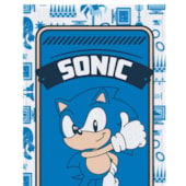 Toalha de Banho Infantil Felpuda Lepper Sonic