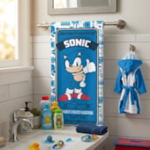 Toalha de Banho Infantil Felpuda Lepper Sonic