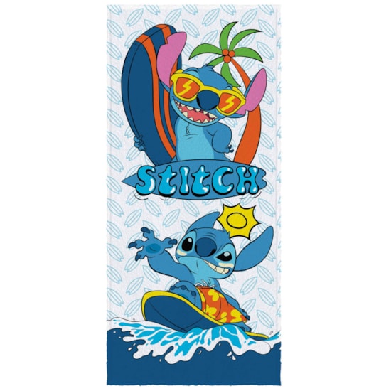 Toalha de Banho Infantil Felpuda Lepper Stitch II