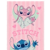 Toalha de Banho Infantil Felpuda Lepper Stitch Pijama