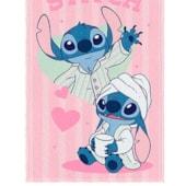 Toalha de Banho Infantil Felpuda Lepper Stitch Pijama