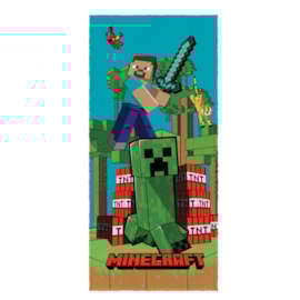 Toalha de Banho Infantil Felpuda Minecraft Lepper Toalha de Banho Infantil Felpuda Minecraft Lepper