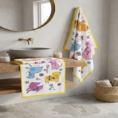 Toalha de Banho Infantil Teka Candy Cachorrinhos