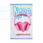 Toalha de Banho Infantil Teka Candy Coração