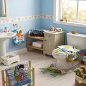 Toalha de Banho Infantil Teka Candy Dino Surf