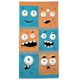 Toalha de Banho Infantil Teka Candy Monstro Toalha de Banho Infantil Teka Candy Monstro