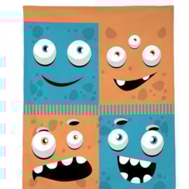 Toalha de Banho Infantil Teka Candy Monstro Toalha de Banho Infantil Teka Candy Monstro