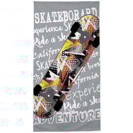 Toalha de Banho Infantil Teka Candy Skateboard Toalha de Banho Infantil Teka Candy Skateboard