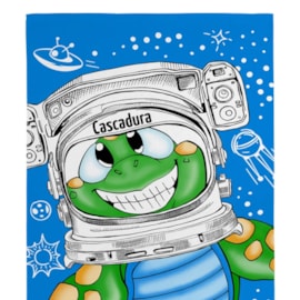 Toalha de Banho Infantil Teka Candy Tartaruga Astronauta