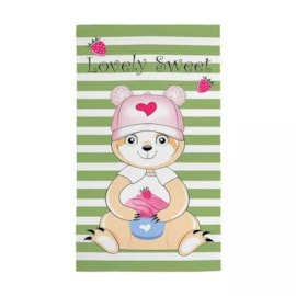 Toalha de Banho Infantil Teka Candy Ursinha Toalha de Banho Infantil Teka Candy Ursinha